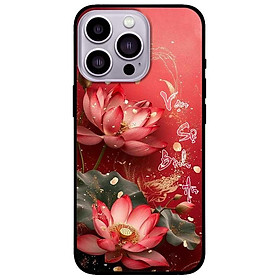 Ốp lưng cho IPhone 14 - 14 Plus - 14 Pro - 14 Pro Max - Sen Đỏ Bình An - Hàng Chính Hãng