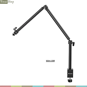 Vijim LS11 / LS02 / LS08 - Chân Đế Kẹp Bàn Kèm Tay Nối Dài Xoay 360 Độ Hỗ Trợ Cho Quay TikTok, Youtube, Review, Làm Đẹp - Hàng chính hãng