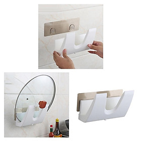 Kitchen Pan Pot Lid Cover Rack Holder Wall Storage
