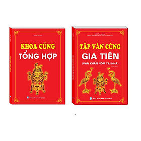 Hình ảnh sách Sách - Combo Khoa cúng tổng hợp ,Tập văn cúng gia tiên (Văn khấn nôm tại nhà)