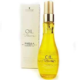 Tinh dầu dưỡng tóc sợi mảnh đến trung bình Schwarzkopf OIL Ultime Marula Finishing Oil 100ml (màu vàng nhạt)