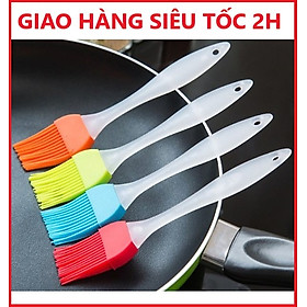 Combo 4 Cây Cọ Silicon Cán Trong Quét Dầu, Bơ, Kem Trang Trí Bánh