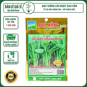 Mua Hạt Giống Rau Cải Ngọt Giòn Ngọt  Năng Suất Cao - Phú Nông Seeds