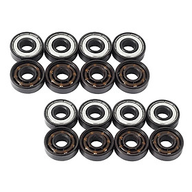 16x 608 Bearings for Skateboard Roller Skates ABEC 7-Ball Bearing Parts
