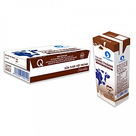 Thùng 48 hộp sữa tiệt trùng Lothamilk Socola ( 180ml/hộp )