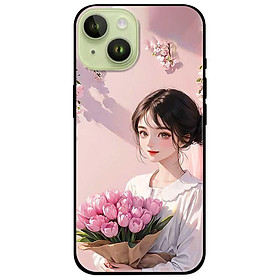 Ốp lưng cho iPhone 14 - iPhone 14 Plus - iPhone 14 Pro - iPhone 14 Pro Max - Thiếu Nữ Áo Trắng - Hàng Chính Hãng