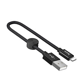 Cáp sạc nhanh Lighning dây dù cho iphone/ Ipad Hoco X35i dài 25cm - Hàng chính hãng