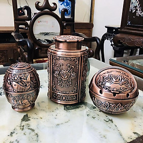 Mua Bộ sản phẩm 3 món hộp chè  - hộp tăm - gạt tàn