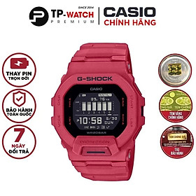 Đồng hồ nam dây nhựa casio g-shock gbd-200rd-4dr chính hãng - gbd-200rd-4 bluetooth