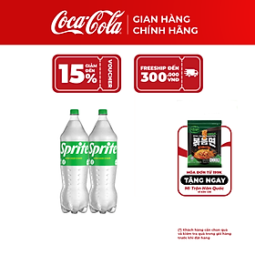 Combo 2 Chai Nước Ngọt Giải Khát Sprite Vị Chanh 1,95l/Chai Coca-Cola Official Store