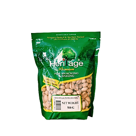 Hạt Dẻ Cười Rang Muối Còn Vỏ Heritage Thái Lan gói 500g