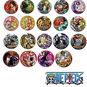 Combo 19 huy hiệu ONE PIECE - ĐẢO HẢI TẶC anime 