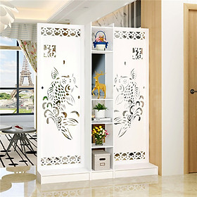Mua vách bình phong 2 cánh liền kệ giữa cá chép