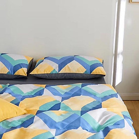 Set Cotton Living Hàng Nhập Khẩu Cao Cấp 4 Món Phong Cách Hiện Đại