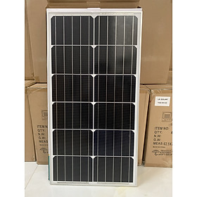 Mua  Tặng dây 5m  Tấm Pin Năng Lượng Mặt Trời Mono 40W  6V dùng cho Đèn Năng Lượng Mặt Trời