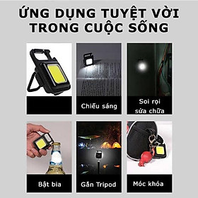 Mua Đèn Pin Móc Khóa Mini Cao Cấp  Bỏ Túi Xách Tay Đa Chức Năng Có Thể Mang Theo Tiện Lợi.