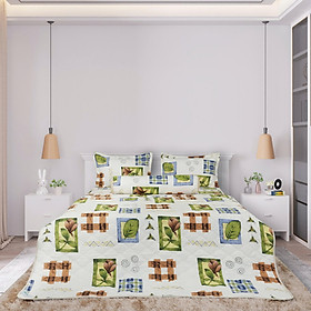 Drap lẻ Hometex cotton in hoa văn