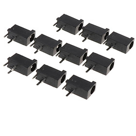 10pcs 3.5mmx1.35mm DC Power   Socket Female Panel Mount Connectors