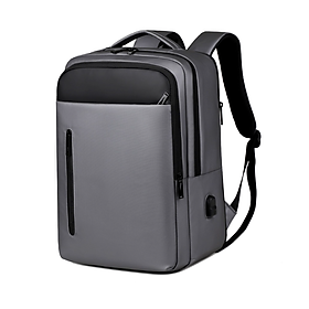 Balo laptop thông minh đa chức năng cao cấp phong cách mới - Màu Xám