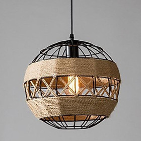Đèn trang trí lồng chim - đèn dây đan - Tặng kèm bóng led EDISON cao cấp