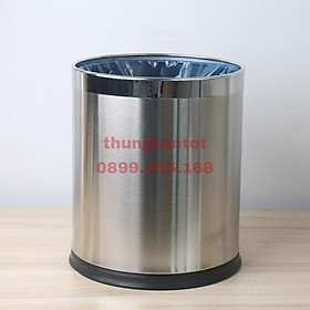 Mua Thùng rác inox 2 lớp  thùng rác inox tròn