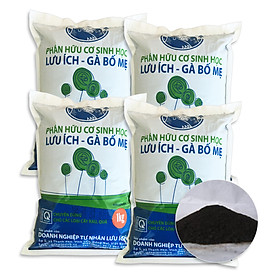 Mua Combo 4 Túi Phân hữu cơ sinh học Lưu Ích - Gà Bố Mẹ (Dạng bột)