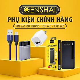 Mua COMBO pin- củ- cáp sạc  GENSHAI 3T02- HÀNG CHÍNH HÃNG