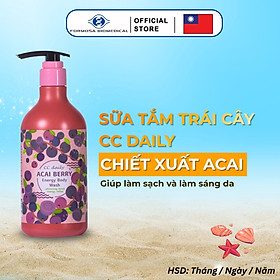 Sữa tắm trái cây CC Daily chiết xuất quả Acai CC Daily Acai Berry Energy Body Wash