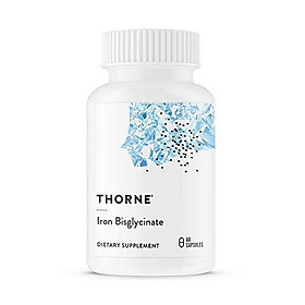 Thorne Research - Iron Bisglycinate - 25 mg Iron Supplement for Enhanced Absorption Without Gastrointestinal Side Effects - 60 Capsules