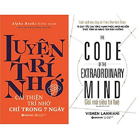 Hình ảnh Combo Sách - Giải Mã Siêu Trí Tuệ + Luyện Trí Nhớ Cải Thiện Trí Nhớ Chỉ Trong 7 Ngày