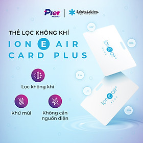 Thẻ lọc không khí - khử mùi ion e air Card Plus - Hàng chính hãng