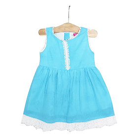 >> BÁO GIÁ ĐẦM ÔM THÊU HOA XANH DO35_G | Shopee Lazada Sendo Tiki mới nhất 216 Đầm Họa Tiết Hoa Thêu Chìm Ren Trắng Cuckeo Kids HC814 - Xanh Dương