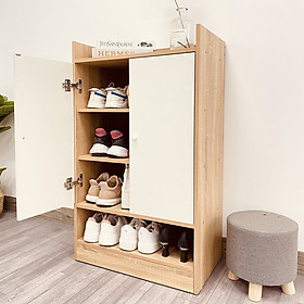 Mua Tủ giày gỗ thông minh Multi 4F hiện đại phòng khách/ngủ GP108.41