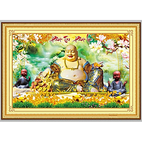 Mua Tranh thêu PHẬT DI LẠC 53571 (90x60cm) chưa thêu