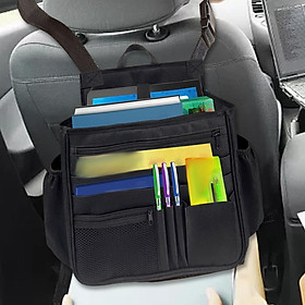 Car Back Seat Organizer, Waterproof Durable Automotive Accessories Hanging Storage Pocket Protector, for Books Toy Snacks.