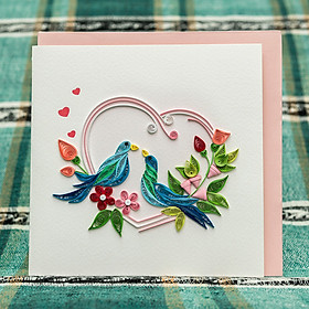 Thiệp Giấy Xoắn Tình Yêu - CNL1501