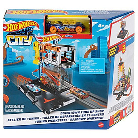 Đồ Chơi Mô Hình Trạm Sửa Xe Hot Wheels City - HDR25 HDR24