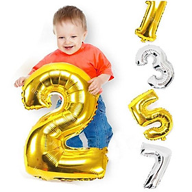 Bóng số đại 32inch màu vàng đồng