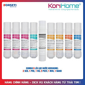 Mua Combo 9 lõi lọc nước Korihome hàng chính hãng dùng cho máy lọc nước Korihome K Book K91