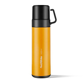 Bình Giữ Nhiệt Thể Thao Có 2 Cốc Uống Nước Cho Dã Ngoại Chạy Bộ, Tập Gym NatureHike NH17S020-B