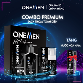 Combo Bán Chạy: Bọt Vệ Sinh Nam + Sữa Tắm Gội Hương Nước Hoa 3IN1 ONEMEN