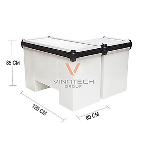 Mua Bàn thu ngân cao cấp Vinatech BTN kích thước 1m2  1m5  1m8