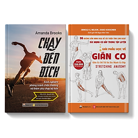 Hình ảnh Sách PANDABOOKS combo 2 cuốn Chạy đến đích+Giải phẫu học về giãn cơ