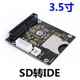 5V SD Card module To IDE3.5 40 Pin Disk Drive Adapter Board Riser Card Capacity Supports Up to 128GB SDXD Card 1309 Chip ATA IDE