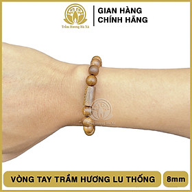 Vòng tay phong thủy mix lu thống trầm hương HÀ XÁ vòng đeo tay cặp đôi nam nữ may mắn tài lộc