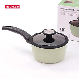 Mua  Hàng chính hãng  Nồi sâu chống dính bếp từ Neoflam Reverse 18cm  thể tích 1.9lít  thành cao 9.8cm  đáy dày 35mm  vung thủy tinh chịu nhiệt viền silicone đen phủ chống Daikin 4 sao thế hệ mới bền bỉ. Màu xanh cốm.