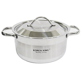 Nồi Inox Korea King KSC-203PL - Hàng chính hàng