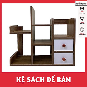 Mua Kệ Sách Gỗ Xương Rồng Mini Kèm 2 Ngăn Kéo Để Bàn Decor Văn Phòng