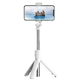 BT Selfie Stick Foldable Tripod 360° Rotation Multi-functional Handheld Adjustable Mobile Phone Holder for Taking