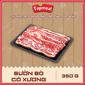 HCM - Sườn bò có xương (350g) - Thích hợp với các món nướng, om, hầm, canh, nấu bún,... - [Giao nhanh TPHCM]